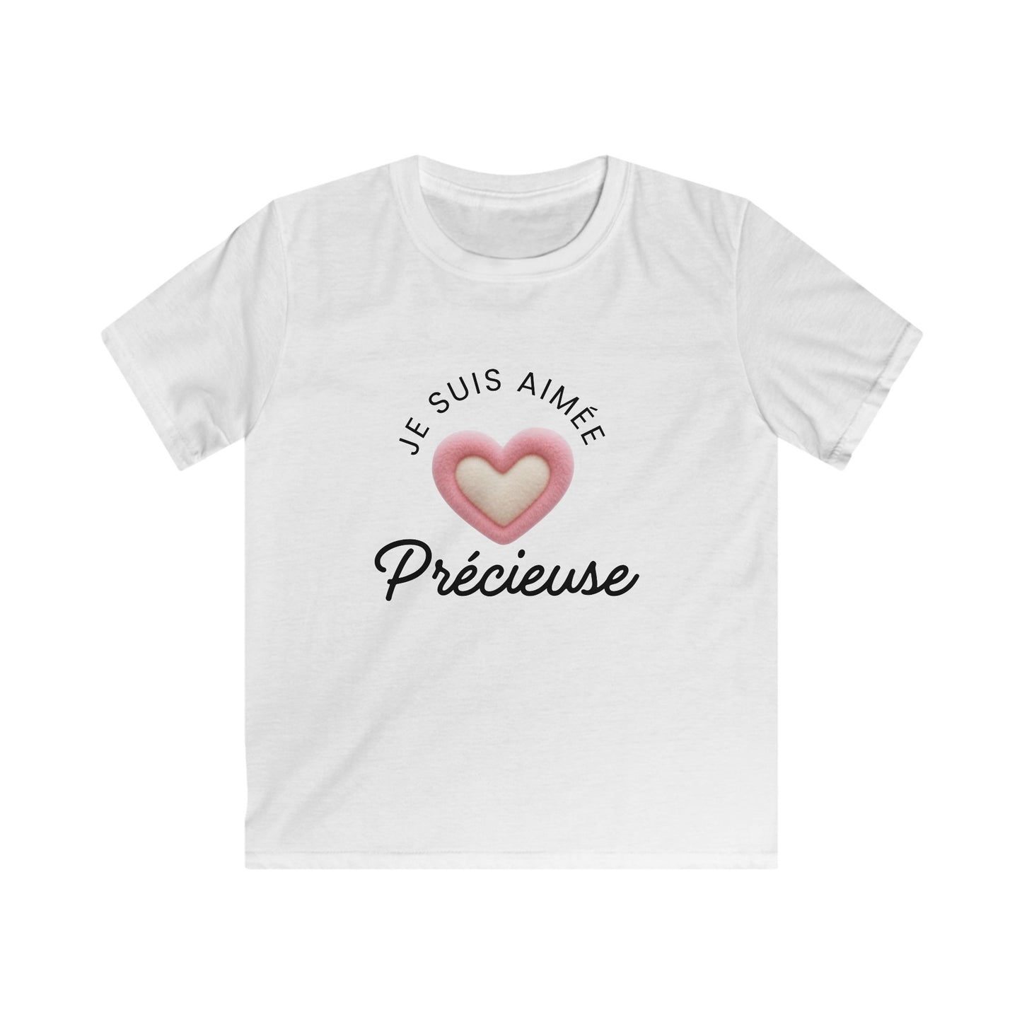 T-shirt enfant « Je suis aimée, Précieuse »