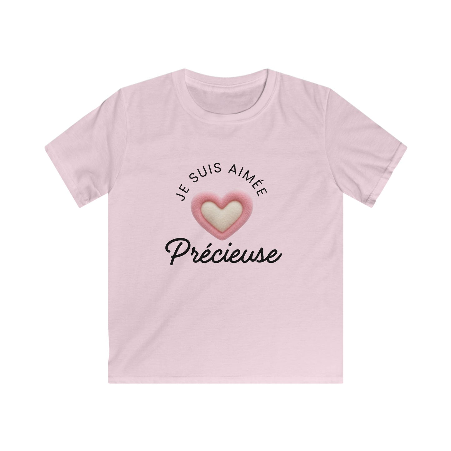 T-shirt enfant « Je suis aimée, Précieuse »