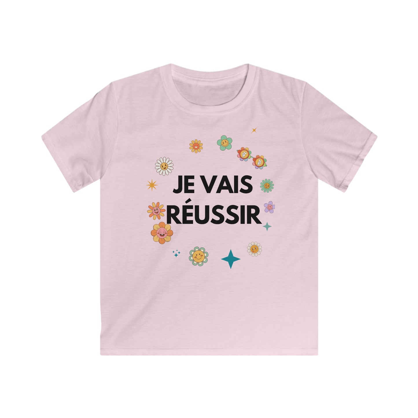 Je vais réussir – T-shirt enfant inspirant