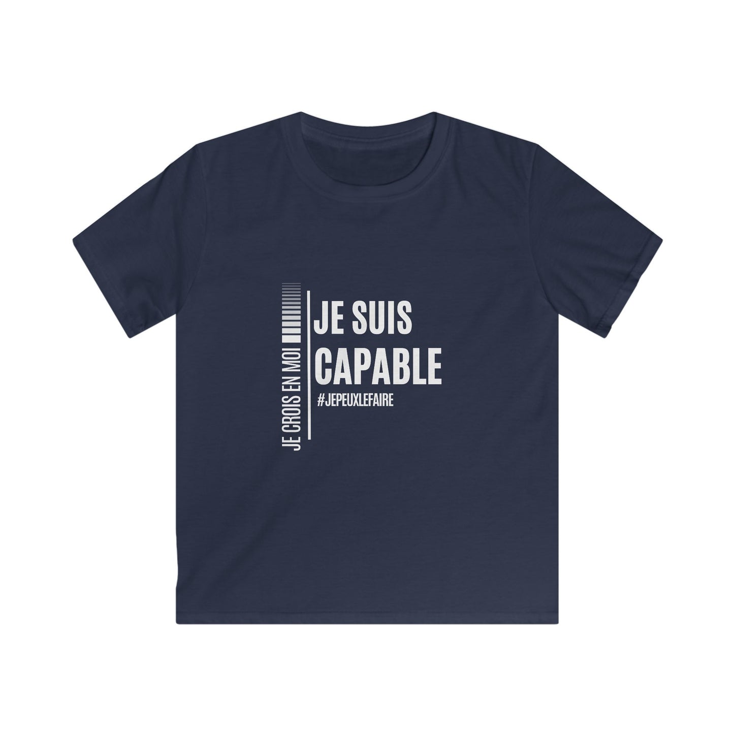 Je suis capable | T-shirt enfant positif pour développer la confiance en soi