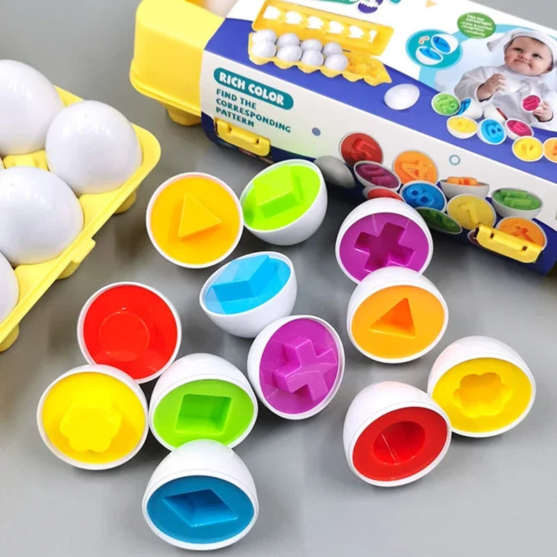 Jeu Montessori Sensoriel | Œufs éducatifs | Élevé pour Briller