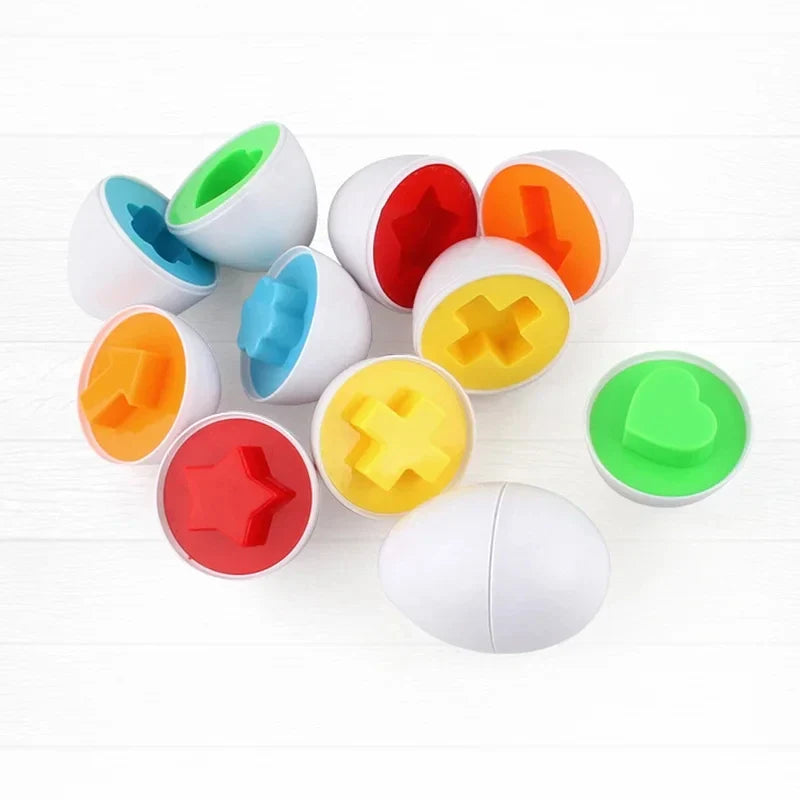 Pièces colorées du jeu Montessori pour apprendre en s'amusant