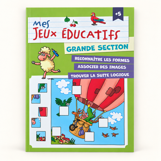 Livre de jeux éducatifs Grande Section – Dès 5 ans