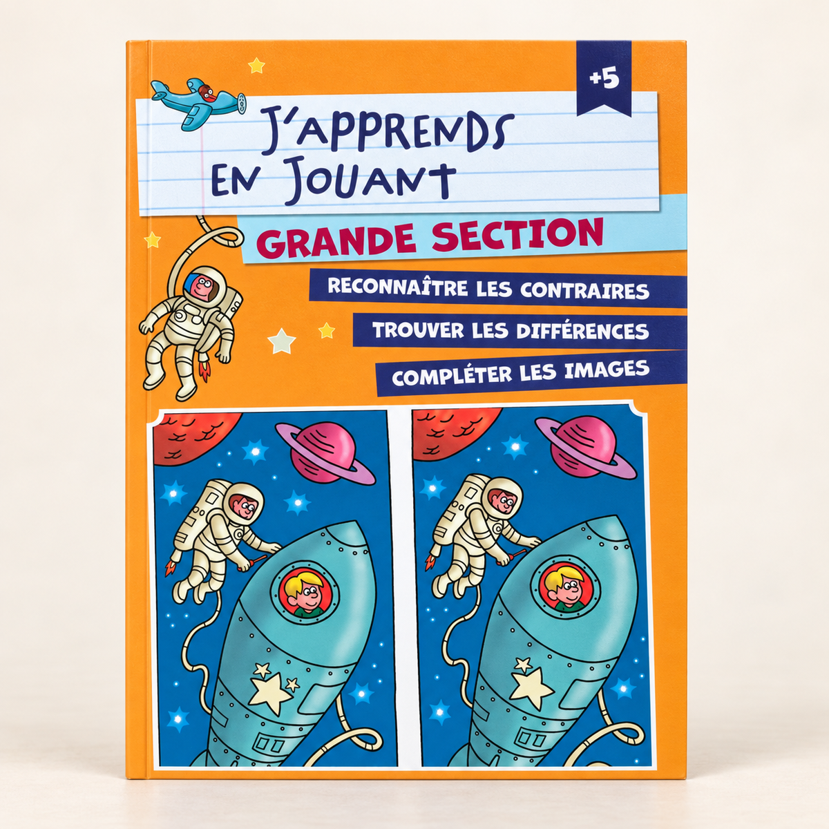 Livre de jeux éducatifs Grande Section – J’apprends en jouant dès 5 ans