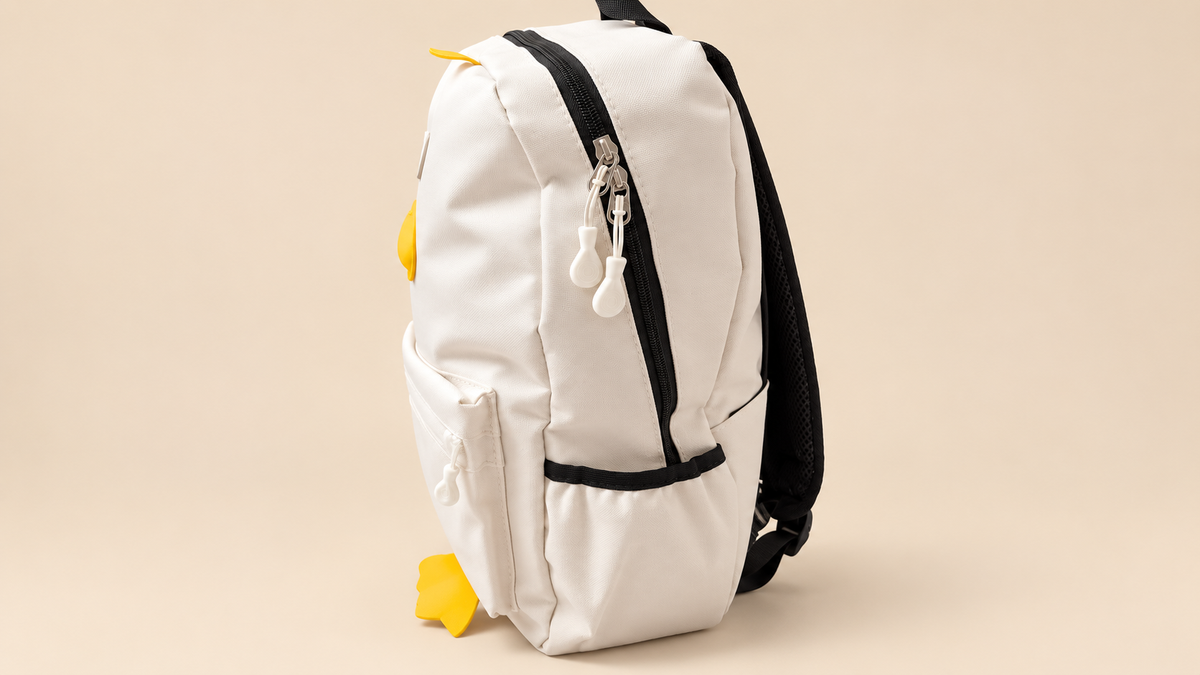 Sac à dos enfant canard – Message positif